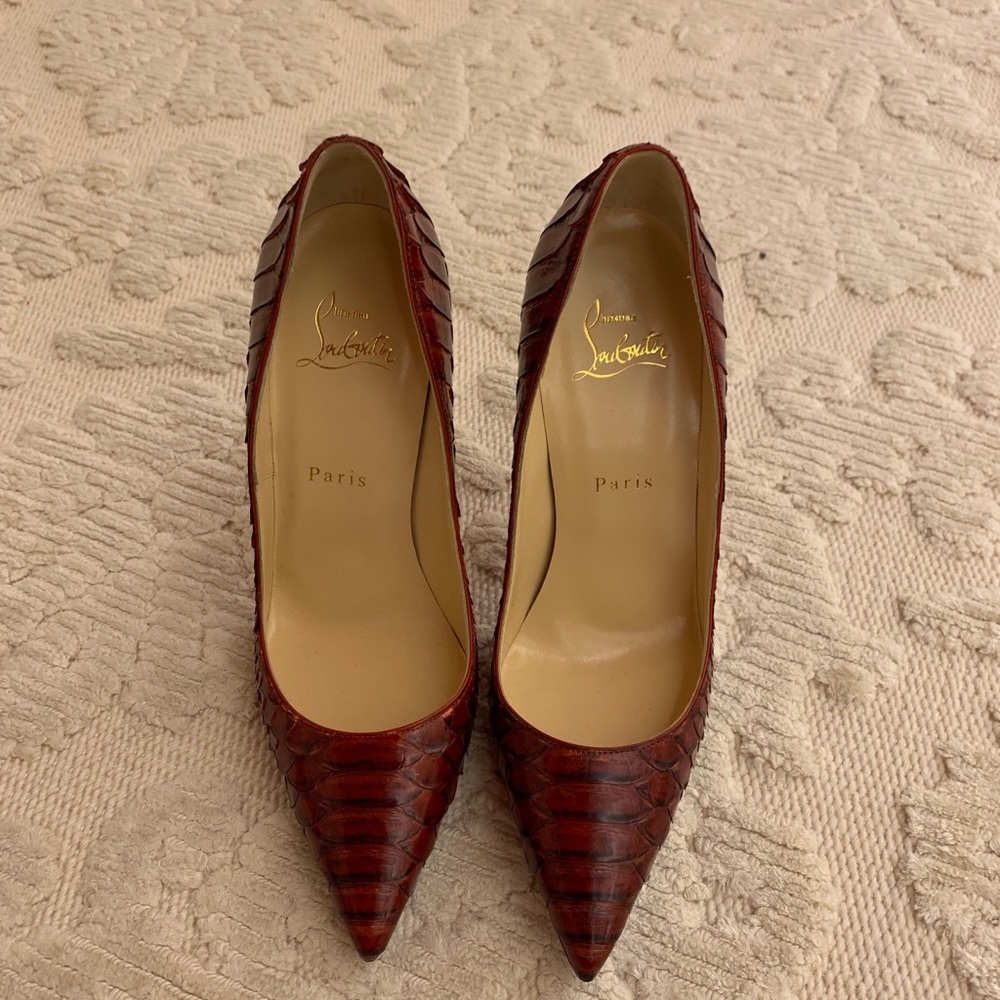 Christian Louboutin Snake Skin